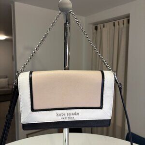 Kate Spade Cameron Colorblock Convertible Crossbody - Blush Pink/White, Black